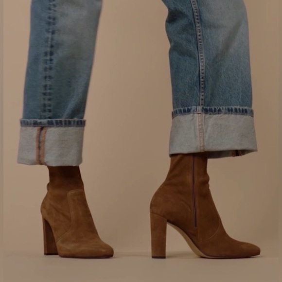 Inez Paz 90 Stretch in Rye Suede size 6